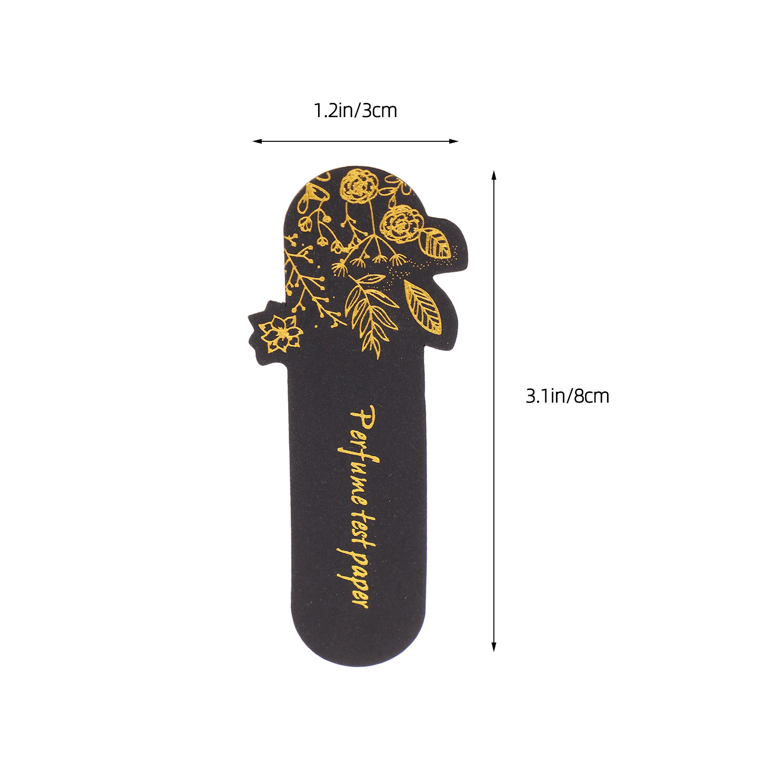 100Pcs Black Paper Fragrance T - Perfume Fragrance Tester ulasan dan harga