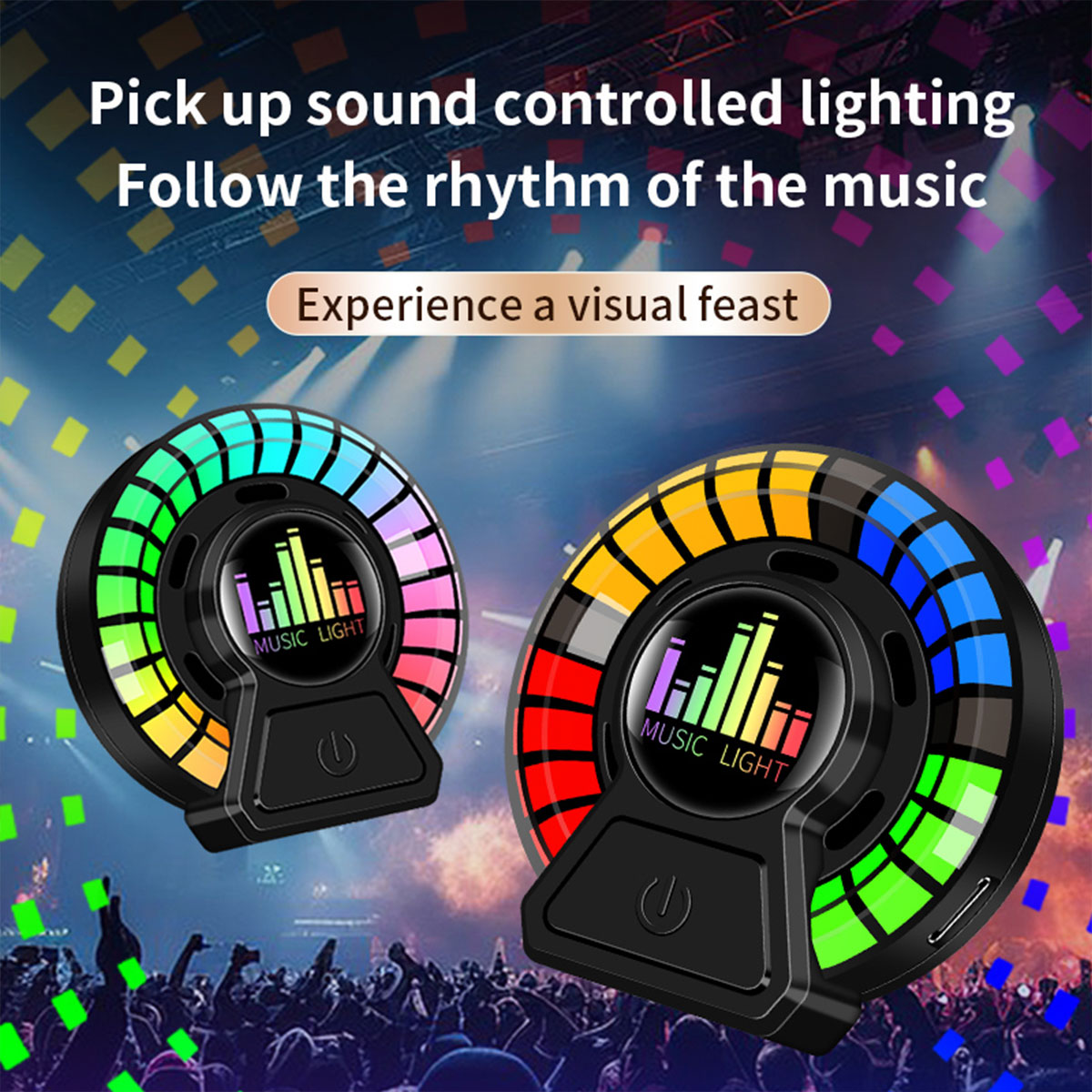 LED Sound Pickup Lamp Mini Sol - Perfume Gardenia Fragrance ulasan dan harga