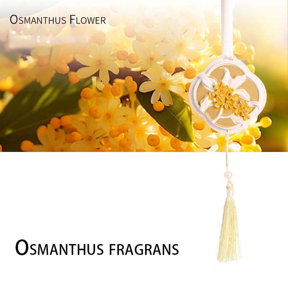 Car fragrance pendant Osmanthu - Perfume Gardenia Fragrance ulasan dan harga